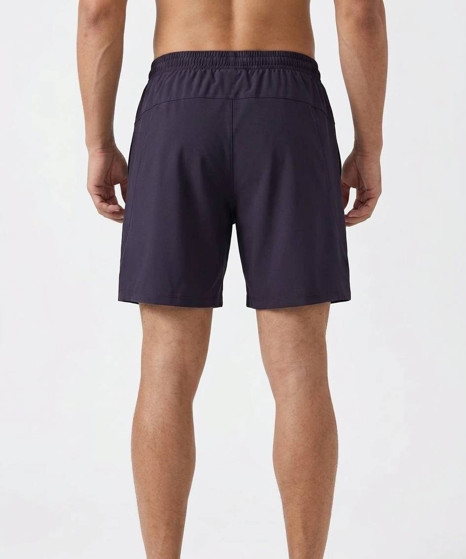 ELITE WOVEN SHORTS-EGGPLANT