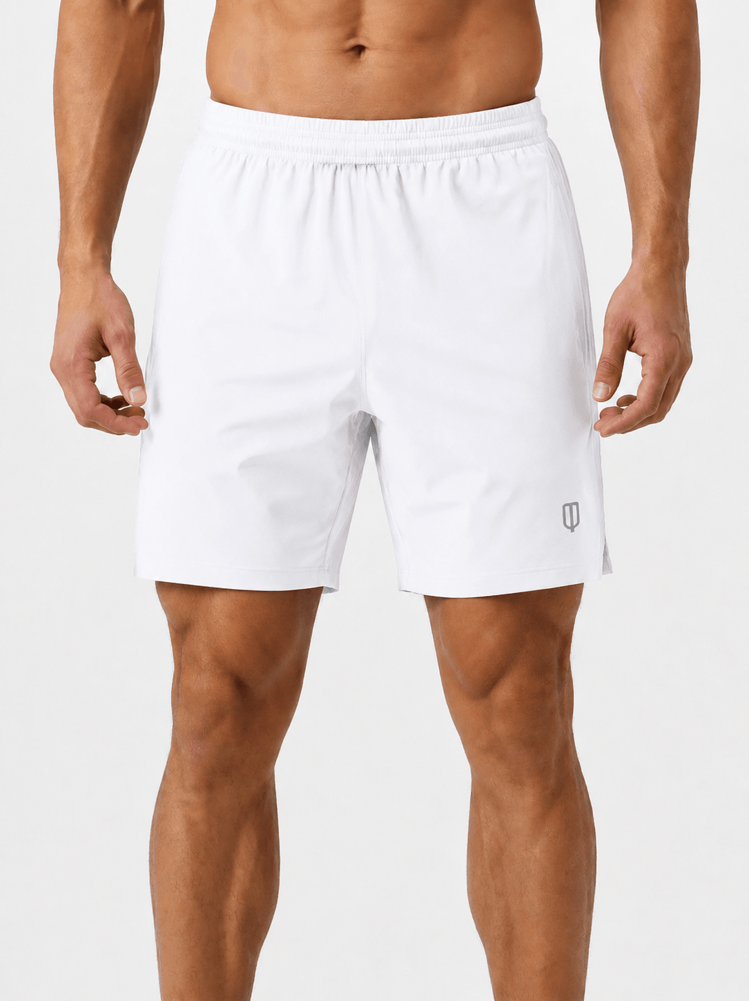 ELITE WOVEN SHORTS-WHITE
