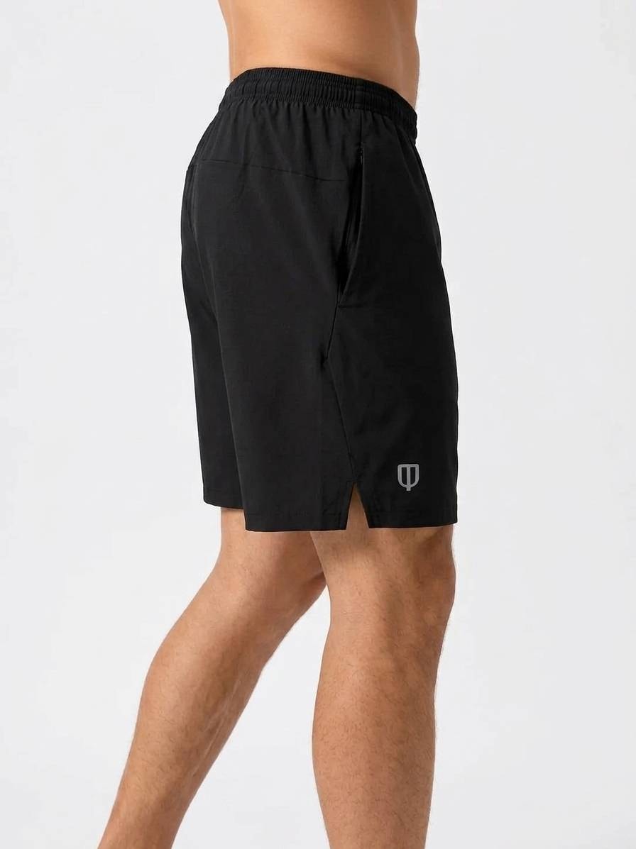 VICTORY WOVEN SHORTS-BLACK