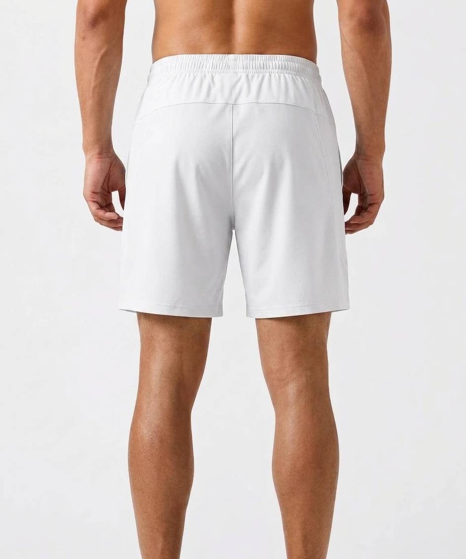 VICTORY WOVEN SHORTS-WHITE
