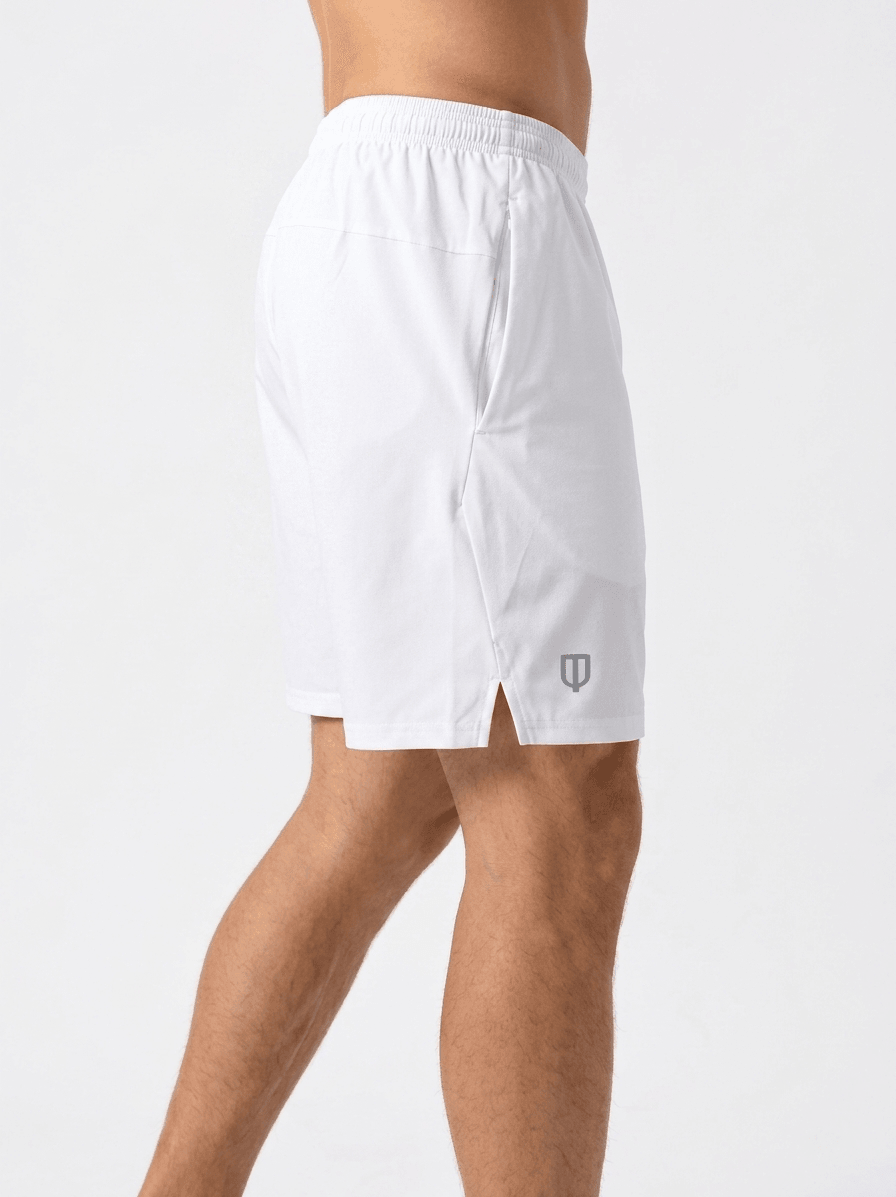 VICTORY WOVEN SHORTS-WHITE