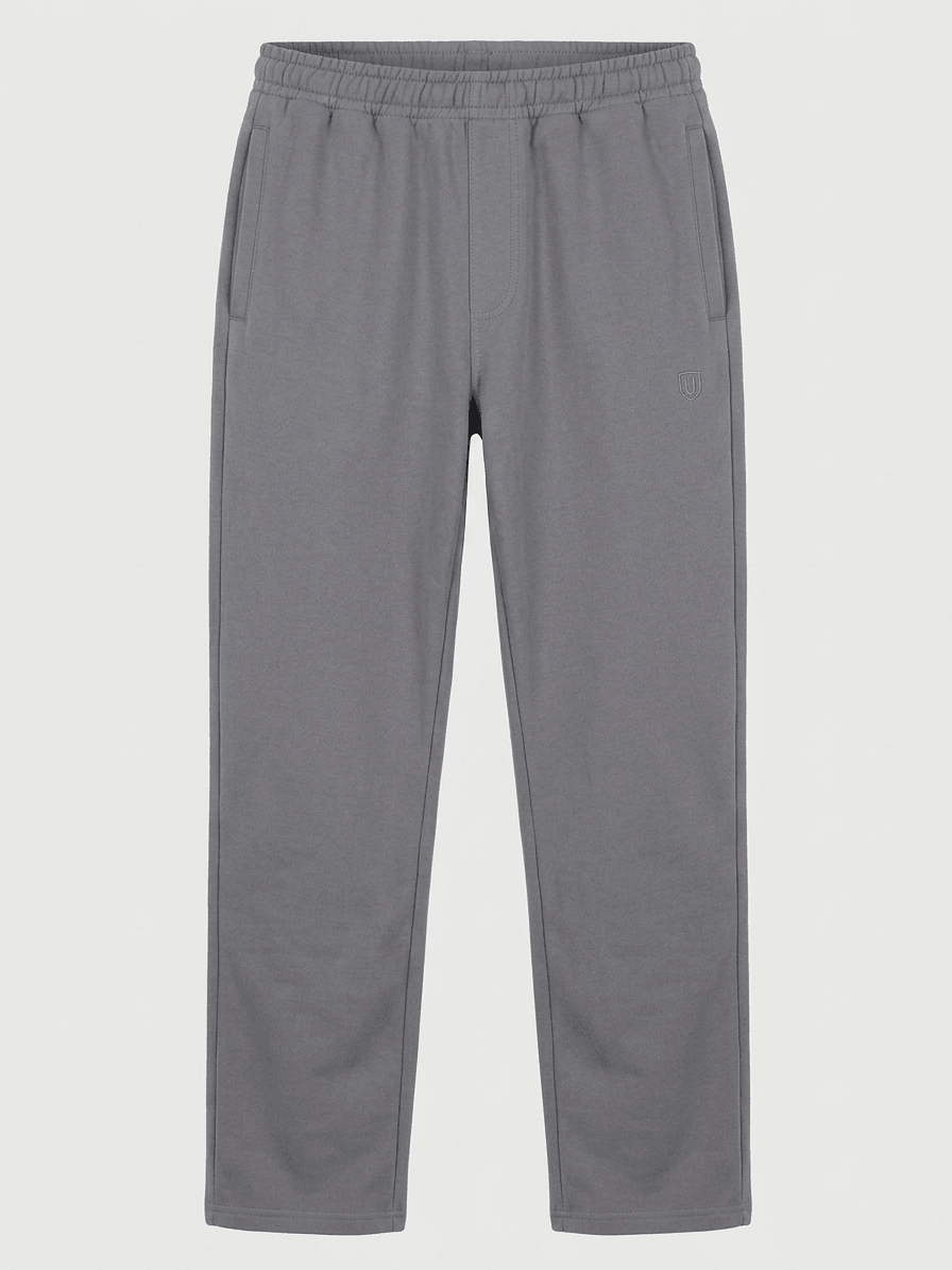 OPEN HEM SWEAT PANTS-ANTHRACITE