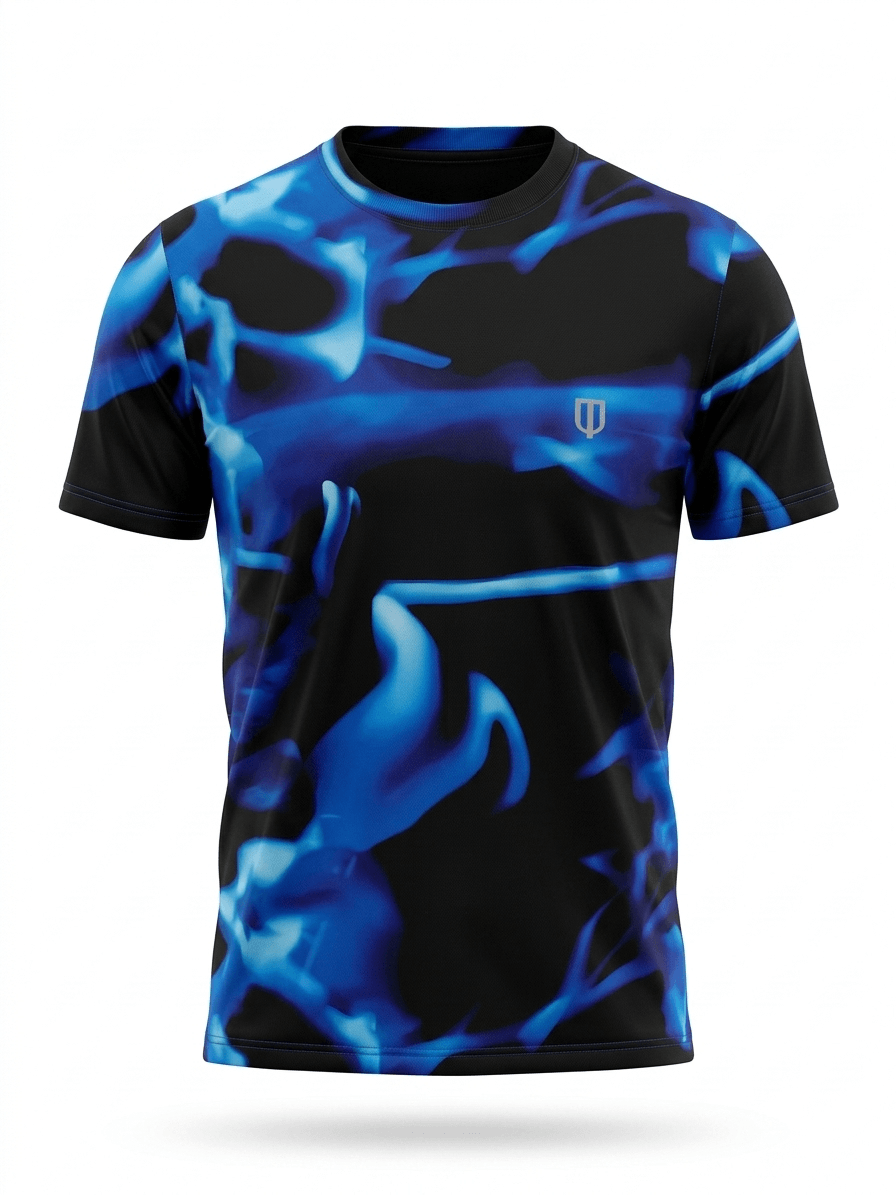 HEAVEN PERFORMANCE SS TSHIRTS-MULTI BLUE