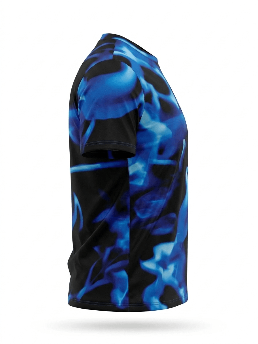 HEAVEN PERFORMANCE SS TSHIRTS-MULTI BLUE