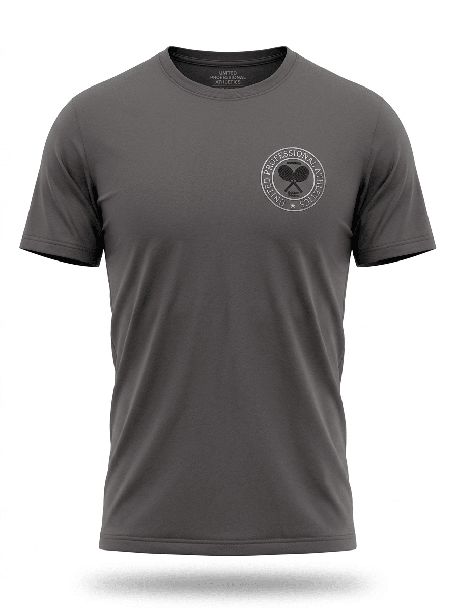 TENNIS CIRCLE LOGO SS TSHIRTS-ANTHRACITE