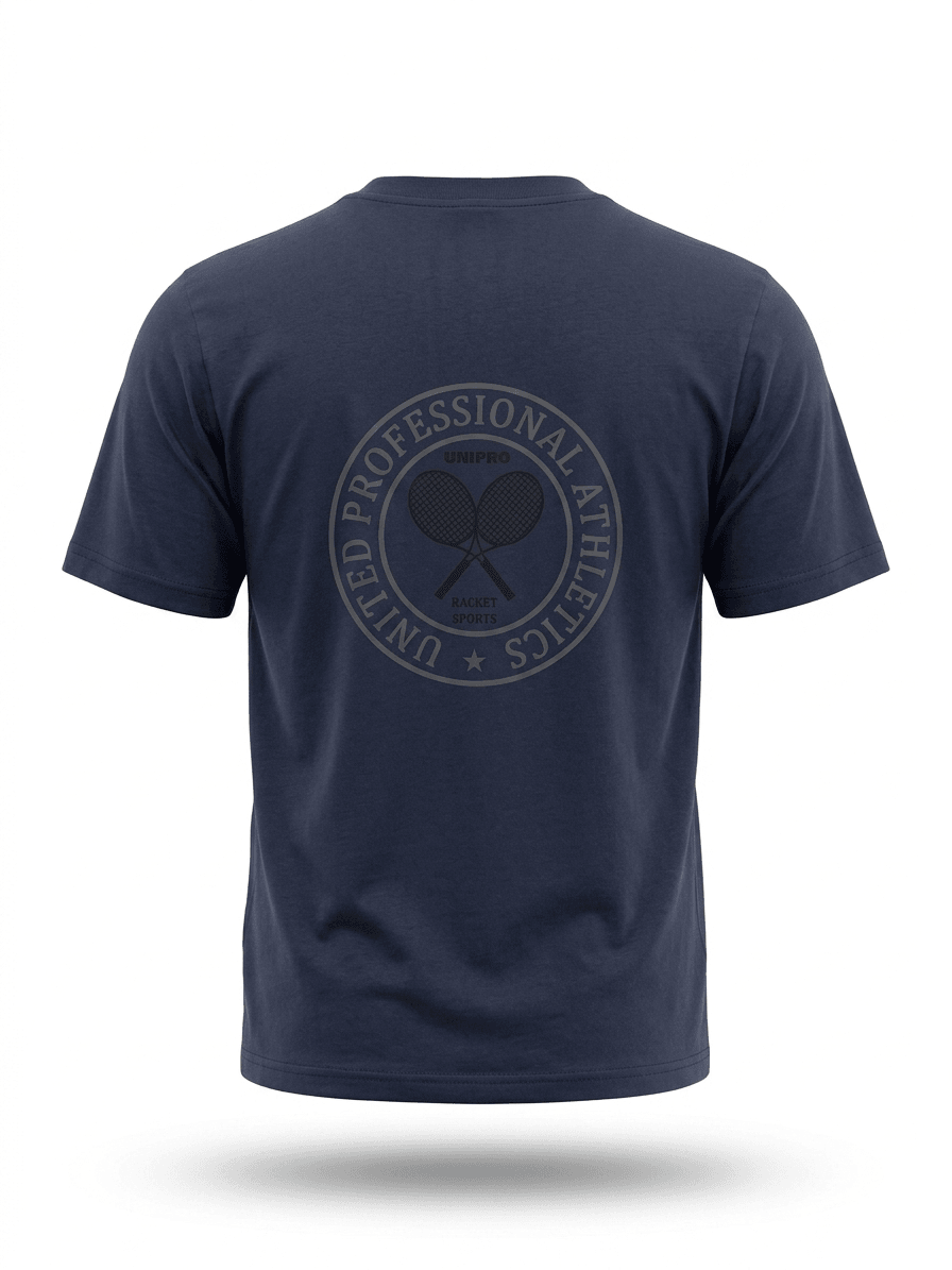 TENNIS CIRCLE LOGO SS TSHIRTS-NAVY