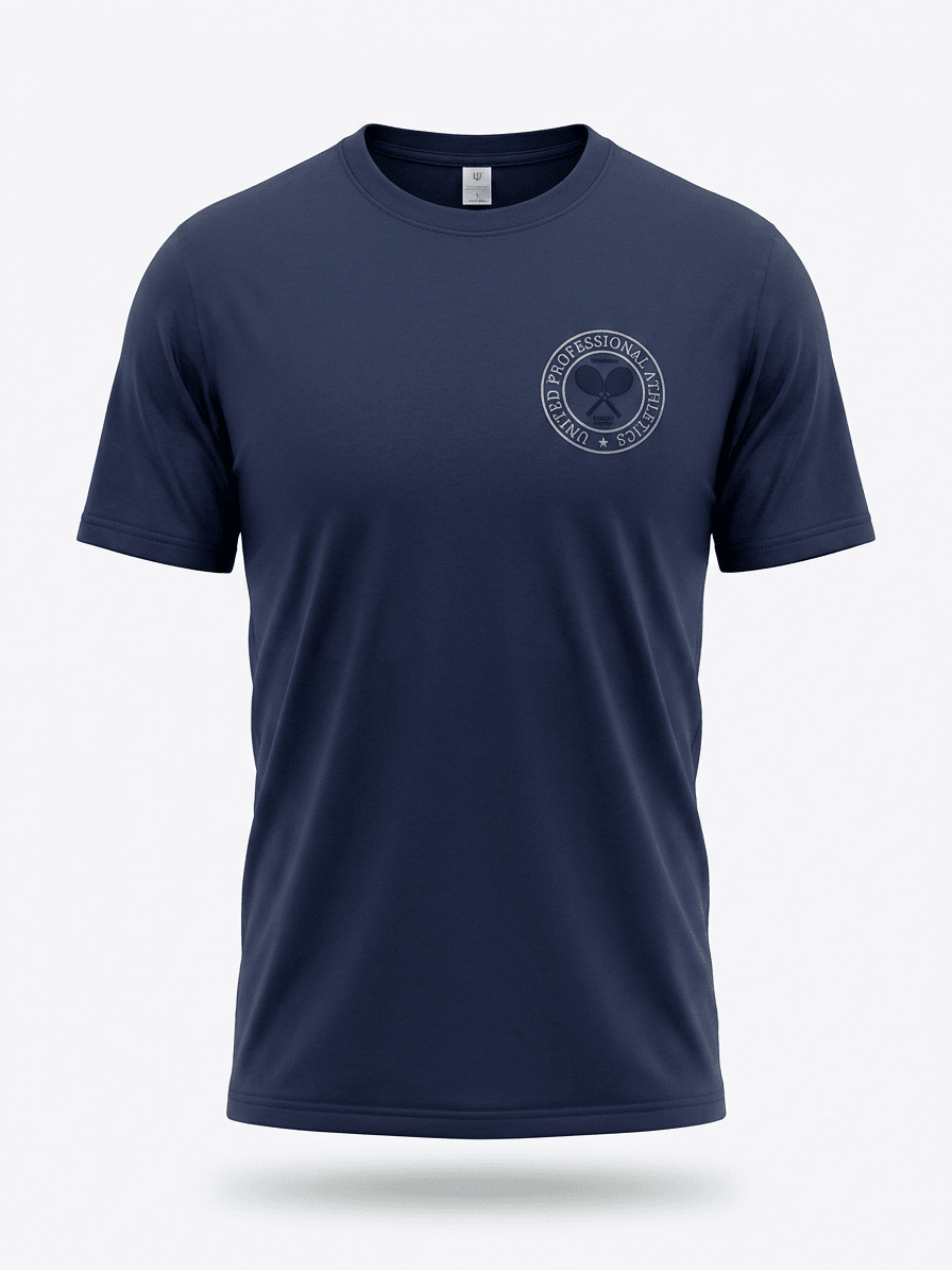 TENNIS CIRCLE LOGO SS TSHIRTS-NAVY