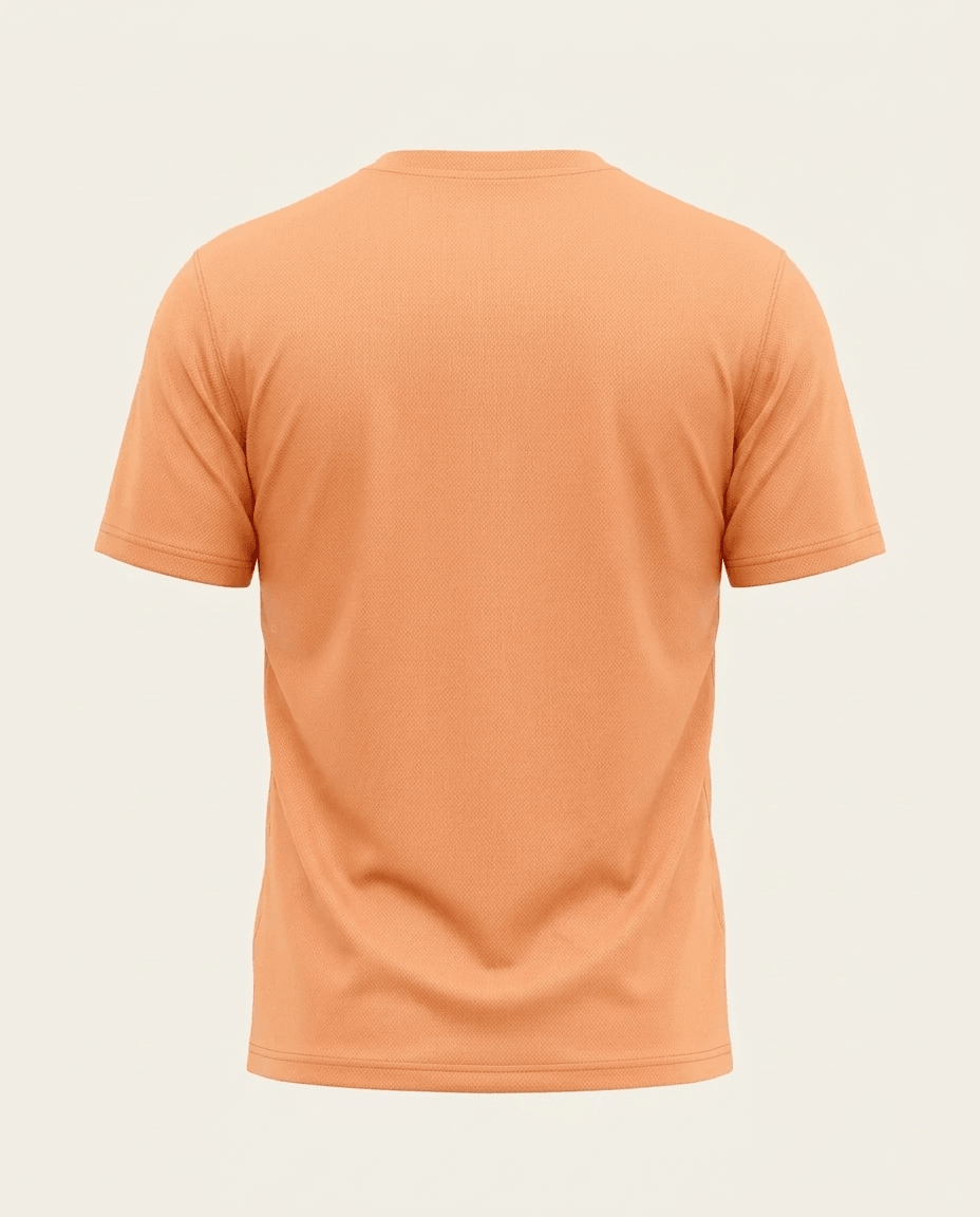 REGULAR KAPPA SS TSHIRTS-PEACH PINK