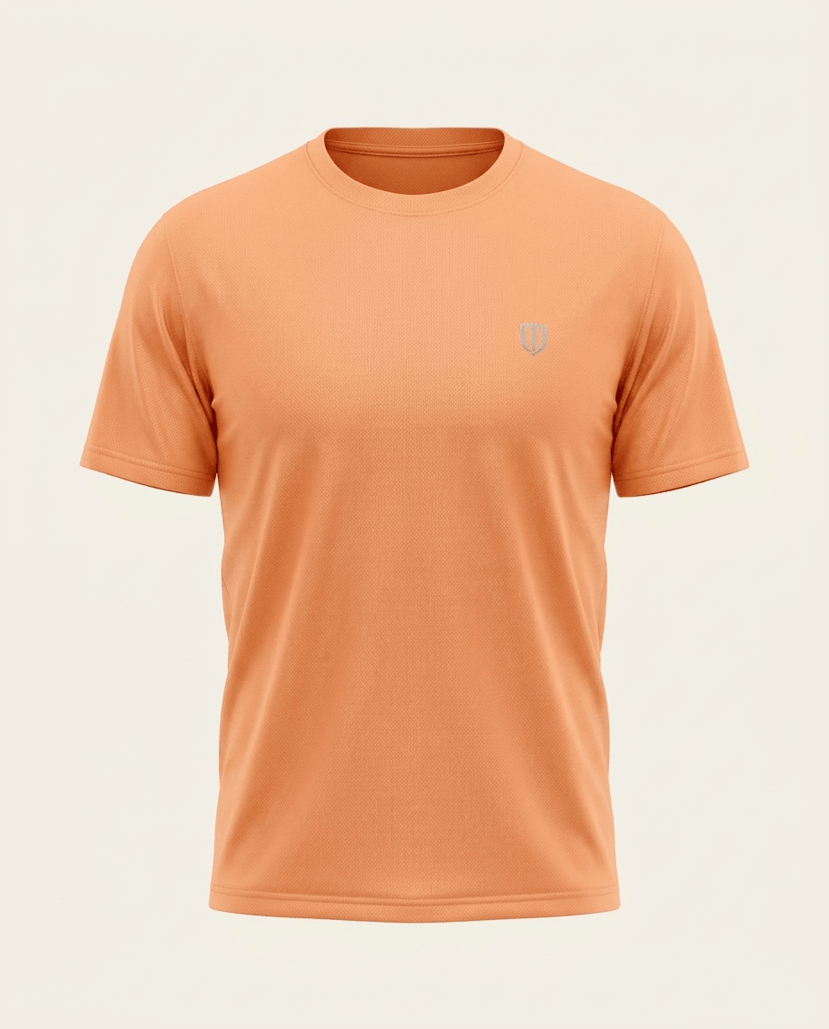 REGULAR KAPPA SS TSHIRTS-PEACH PINK